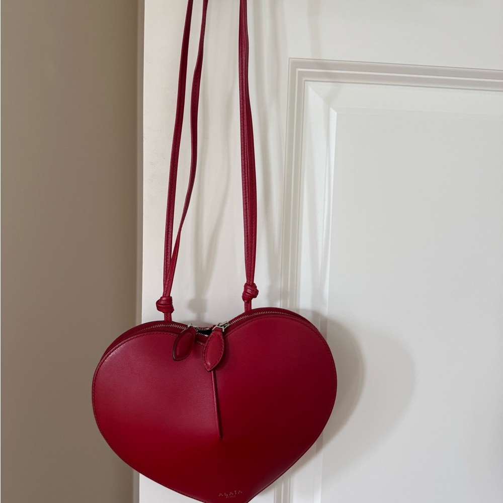 Alaia Red ‘Le Coeur’ Heart Bag - Picture 2 of 5